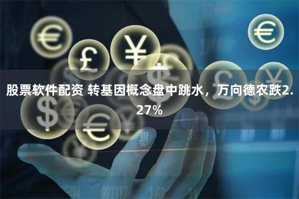 股票软件配资 转基因概念盘中跳水，万向德农跌2.27%