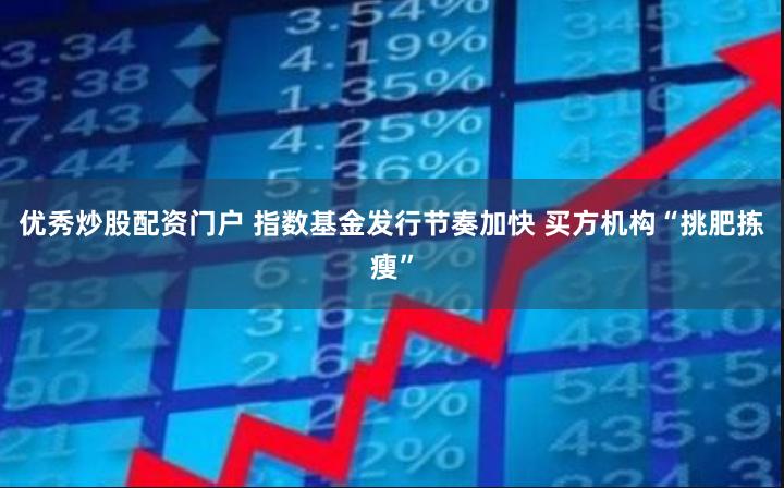 优秀炒股配资门户 指数基金发行节奏加快 买方机构“挑肥拣瘦”